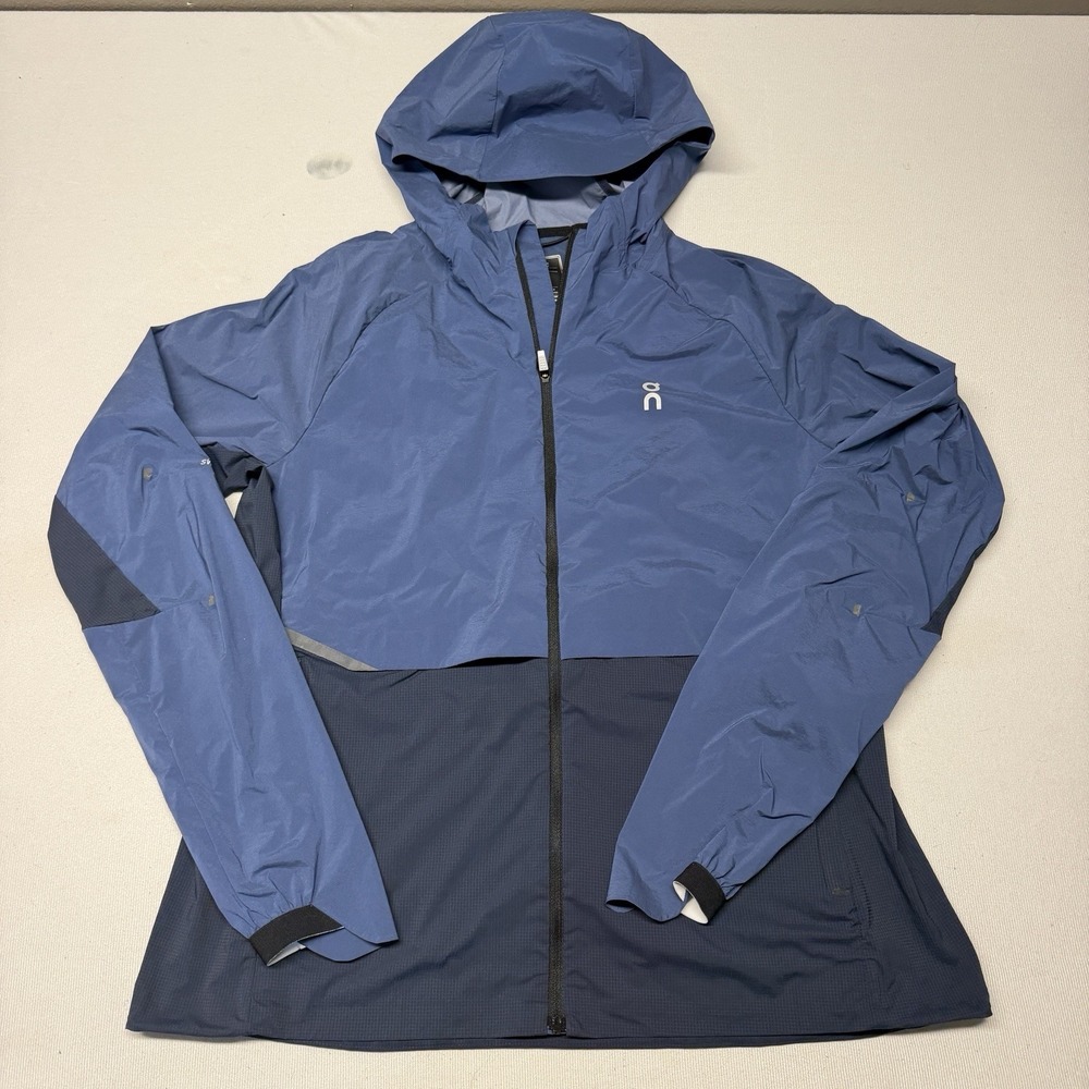 On Cloud Run On Clouds Hooded Windbreaker Jacket Women's Size Small Lightweight